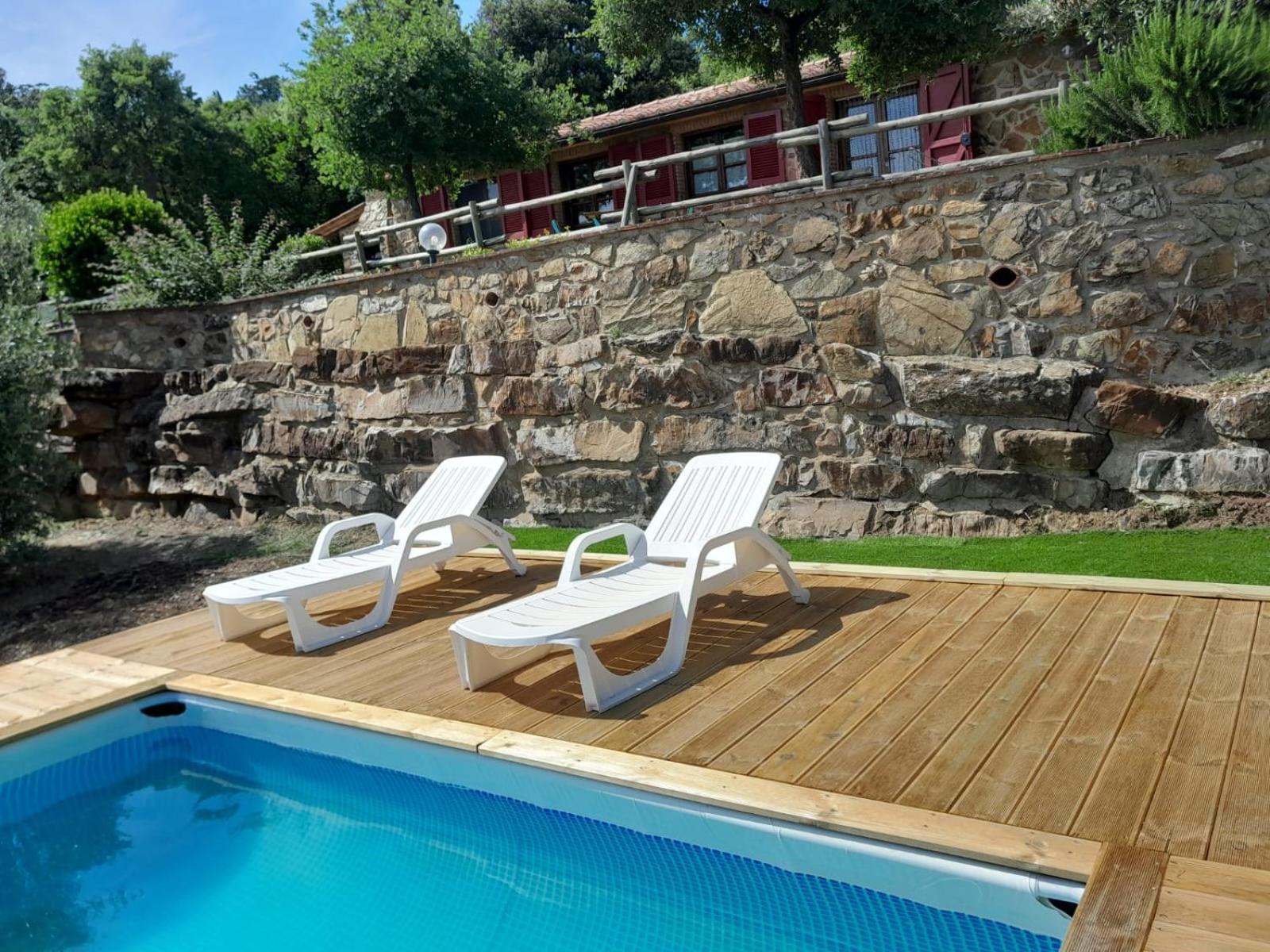 Casa Di Campagna In Collina Tatti Экстерьер фото